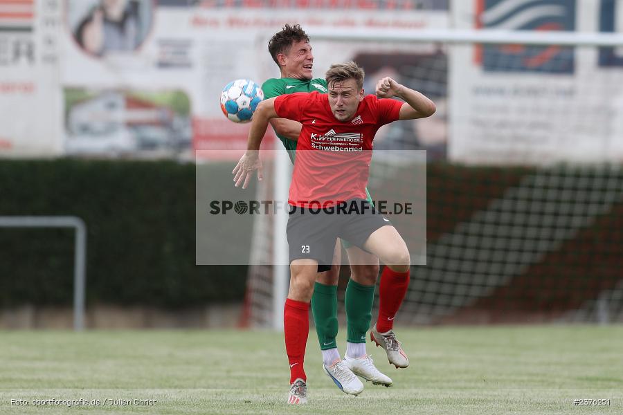 Pascal Stürmer, Sportgelände, Schwebenried, 27.08.2023, sport, action, BFV, Fussball, Saison 2023/2024, 8. Spieltag, Landesliga Nordwest, HAI, DJK, SV Alemannia Haibach, DJK Schwebenried/Schwemmelsbach - Bild-ID: 2376251