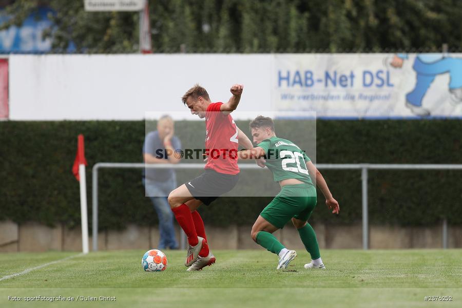 Pascal Stürmer, Sportgelände, Schwebenried, 27.08.2023, sport, action, BFV, Fussball, Saison 2023/2024, 8. Spieltag, Landesliga Nordwest, HAI, DJK, SV Alemannia Haibach, DJK Schwebenried/Schwemmelsbach - Bild-ID: 2376252
