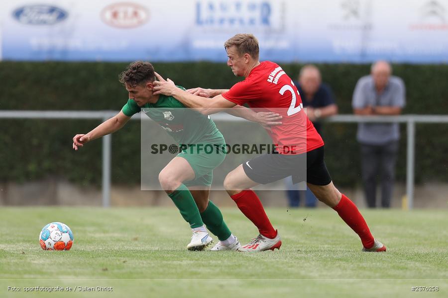 Josua Szabo, Sportgelände, Schwebenried, 27.08.2023, sport, action, BFV, Fussball, Saison 2023/2024, 8. Spieltag, Landesliga Nordwest, HAI, DJK, SV Alemannia Haibach, DJK Schwebenried/Schwemmelsbach - Bild-ID: 2376258