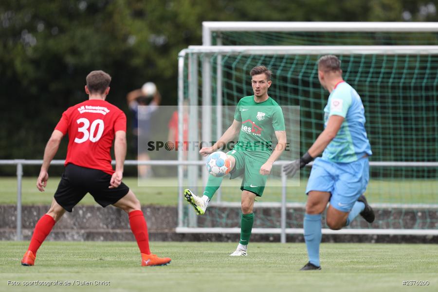 Luca Gelzleichter, Sportgelände, Schwebenried, 27.08.2023, sport, action, BFV, Fussball, Saison 2023/2024, 8. Spieltag, Landesliga Nordwest, HAI, DJK, SV Alemannia Haibach, DJK Schwebenried/Schwemmelsbach - Bild-ID: 2376260