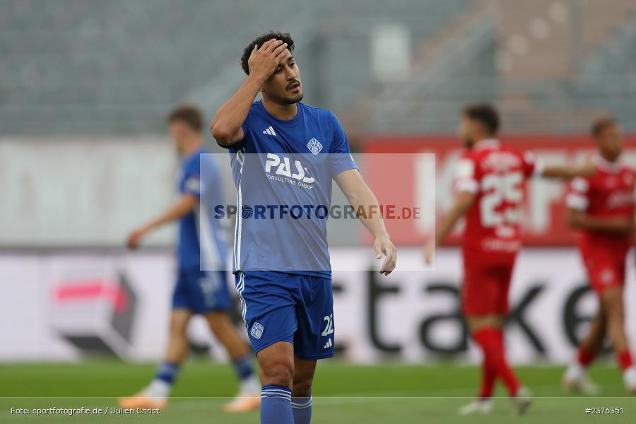 Hamza Boutakhrit, AKON Arena, Würzburg, 29.08.2023, sport, action, BFV, Fussball, Saison 2023/2024, 7. Spieltag, Regionalliga Bayern, SVA, FWK, SV Viktoria Aschaffenburg, FC Würzburger Kickers - Bild-ID: 2376351 Hamza Boutakhrit, AKON Arena, Würzburg, 29.08.2023, sport, action, BFV, Fussball, Saison 2023/2024, 7. Spieltag, Regionalliga Bayern, SVA, FWK, SV Viktoria Aschaffenburg, FC Würzburger Kickers - Bild-ID: 2376351