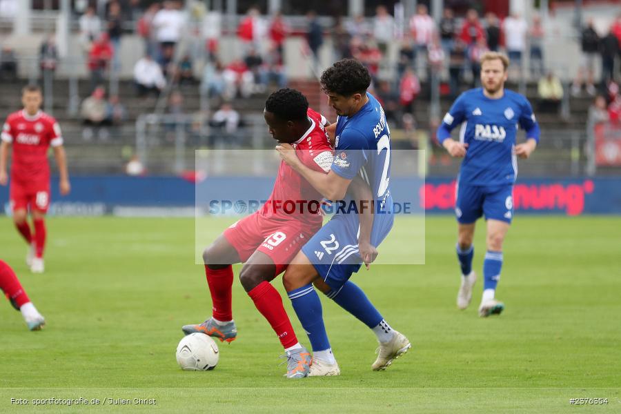 Hamza Boutakhrit, AKON Arena, Würzburg, 29.08.2023, sport, action, BFV, Fussball, Saison 2023/2024, 7. Spieltag, Regionalliga Bayern, SVA, FWK, SV Viktoria Aschaffenburg, FC Würzburger Kickers - Bild-ID: 2376354