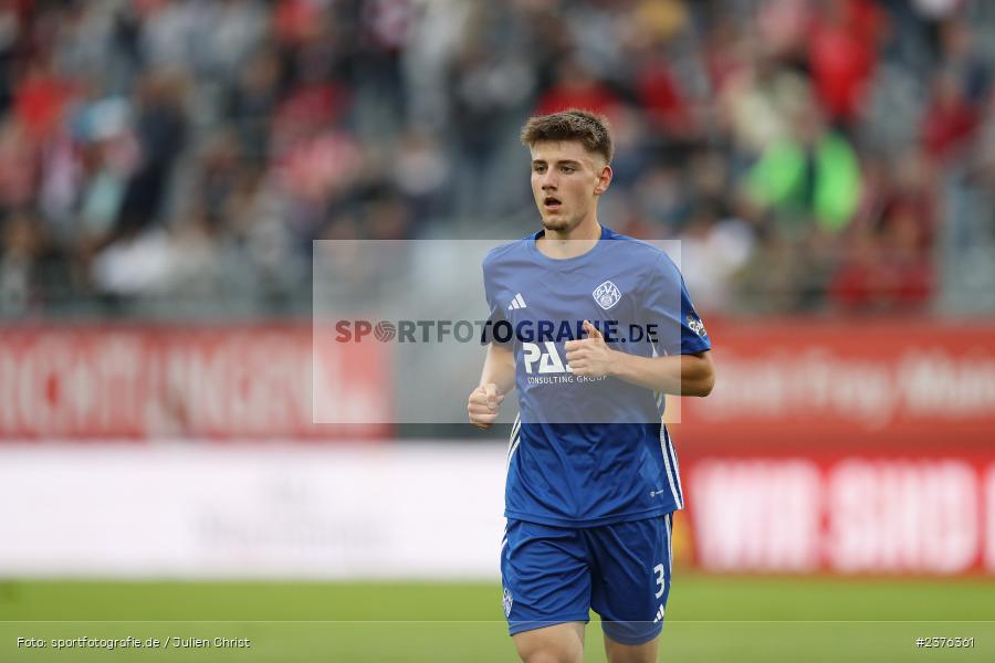 Lars Kleiner, AKON Arena, Würzburg, 29.08.2023, sport, action, BFV, Fussball, Saison 2023/2024, 7. Spieltag, Regionalliga Bayern, SVA, FWK, SV Viktoria Aschaffenburg, FC Würzburger Kickers - Bild-ID: 2376361