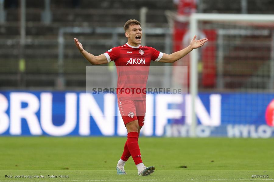 Marius Wegmann, AKON Arena, Würzburg, 29.08.2023, sport, action, BFV, Fussball, Saison 2023/2024, 7. Spieltag, Regionalliga Bayern, SVA, FWK, SV Viktoria Aschaffenburg, FC Würzburger Kickers - Bild-ID: 2376362 Marius Wegmann, AKON Arena, Würzburg, 29.08.2023, sport, action, BFV, Fussball, Saison 2023/2024, 7. Spieltag, Regionalliga Bayern, SVA, FWK, SV Viktoria Aschaffenburg, FC Würzburger Kickers - Bild-ID: 2376362
