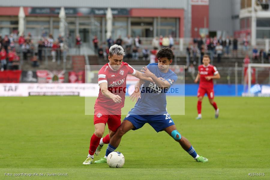 Arda Nadaroglu, AKON Arena, Würzburg, 29.08.2023, sport, action, BFV, Fussball, Saison 2023/2024, 7. Spieltag, Regionalliga Bayern, SVA, FWK, SV Viktoria Aschaffenburg, FC Würzburger Kickers - Bild-ID: 2376373