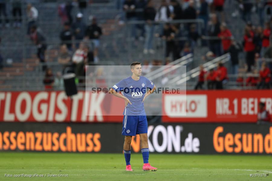 Veit Klement, AKON Arena, Würzburg, 29.08.2023, sport, action, BFV, Fussball, Saison 2023/2024, 7. Spieltag, Regionalliga Bayern, SVA, FWK, SV Viktoria Aschaffenburg, FC Würzburger Kickers - Bild-ID: 2376378