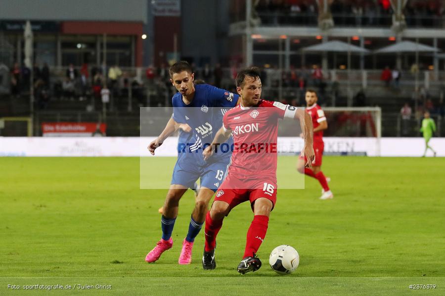 Peter Kurzweg, AKON Arena, Würzburg, 29.08.2023, sport, action, BFV, Fussball, Saison 2023/2024, 7. Spieltag, Regionalliga Bayern, SVA, FWK, SV Viktoria Aschaffenburg, FC Würzburger Kickers - Bild-ID: 2376379