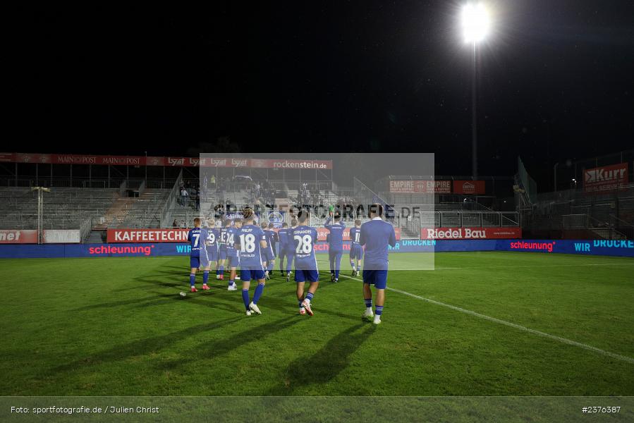 Flutlicht, Fans, AKON Arena, Würzburg, 29.08.2023, sport, action, BFV, Fussball, Saison 2023/2024, 7. Spieltag, Regionalliga Bayern, SVA, FWK, SV Viktoria Aschaffenburg, FC Würzburger Kickers - Bild-ID: 2376387
