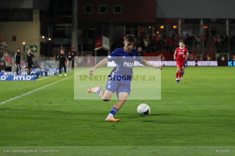 Lars Kleiner, AKON Arena, Würzburg, 29.08.2023, sport, action, BFV, Fussball, Saison 2023/2024, 7. Spieltag, Regionalliga Bayern, SVA, FWK, SV Viktoria Aschaffenburg, FC Würzburger Kickers - Bild-ID: 2376401