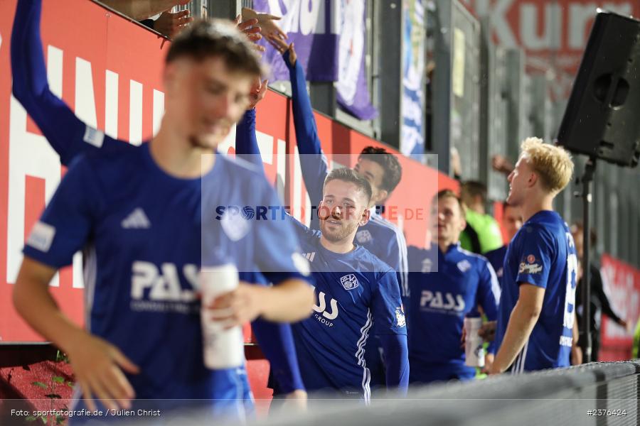 AKON Arena, Würzburg, 29.08.2023, sport, action, BFV, Fussball, Saison 2023/2024, 7. Spieltag, Regionalliga Bayern, SVA, FWK, SV Viktoria Aschaffenburg, FC Würzburger Kickers - Bild-ID: 2376424