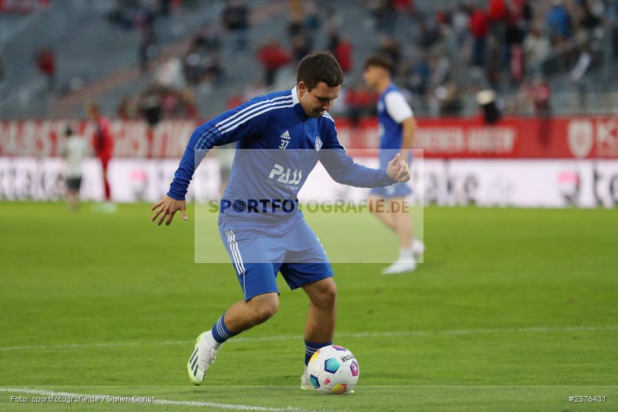 Bohdan Mykhalchenko, AKON Arena, Würzburg, 29.08.2023, sport, action, BFV, Fussball, Saison 2023/2024, 7. Spieltag, Regionalliga Bayern, SVA, FWK, SV Viktoria Aschaffenburg, FC Würzburger Kickers - Bild-ID: 2376431