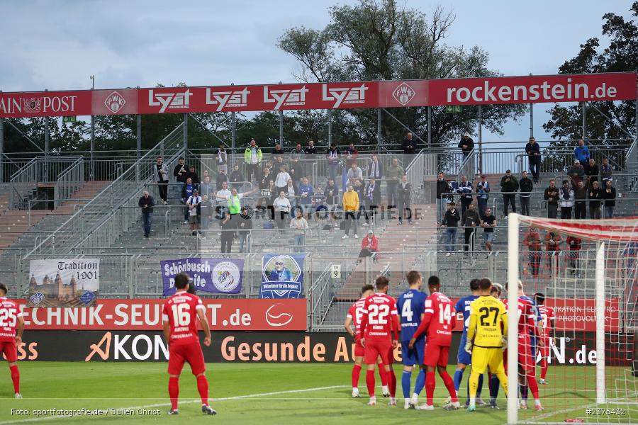 AKON Arena, Würzburg, 29.08.2023, sport, action, BFV, Fussball, Saison 2023/2024, 7. Spieltag, Regionalliga Bayern, SVA, FWK, SV Viktoria Aschaffenburg, FC Würzburger Kickers - Bild-ID: 2376432