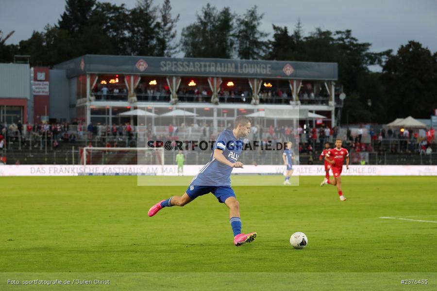 Veit Klement, AKON Arena, Würzburg, 29.08.2023, sport, action, BFV, Fussball, Saison 2023/2024, 7. Spieltag, Regionalliga Bayern, SVA, FWK, SV Viktoria Aschaffenburg, FC Würzburger Kickers - Bild-ID: 2376435