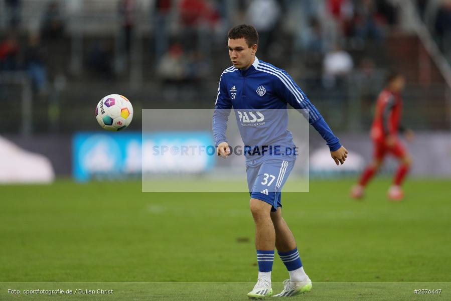 Bohdan Mykhalchenko, AKON Arena, Würzburg, 29.08.2023, sport, action, BFV, Fussball, Saison 2023/2024, 7. Spieltag, Regionalliga Bayern, SVA, FWK, SV Viktoria Aschaffenburg, FC Würzburger Kickers - Bild-ID: 2376447