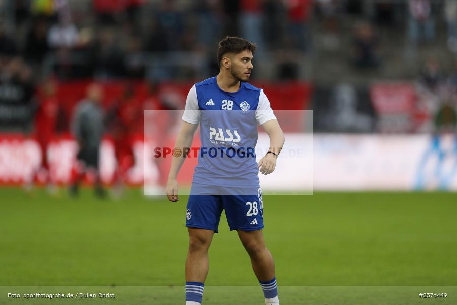 Ruben Miguel Conceicao Fernandes, AKON Arena, Würzburg, 29.08.2023, sport, action, BFV, Fussball, Saison 2023/2024, 7. Spieltag, Regionalliga Bayern, SVA, FWK, SV Viktoria Aschaffenburg, FC Würzburger Kickers - Bild-ID: 2376449