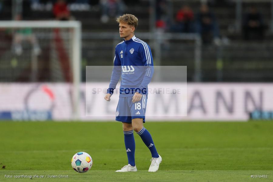 Kai Philipp, AKON Arena, Würzburg, 29.08.2023, sport, action, BFV, Fussball, Saison 2023/2024, 7. Spieltag, Regionalliga Bayern, SVA, FWK, SV Viktoria Aschaffenburg, FC Würzburger Kickers - Bild-ID: 2376452