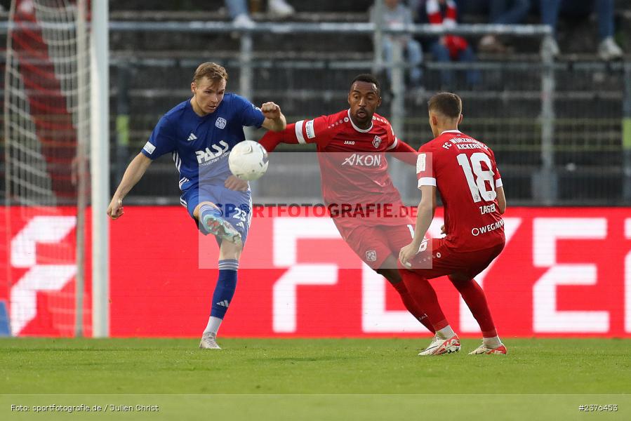 Tom Schulz, AKON Arena, Würzburg, 29.08.2023, sport, action, BFV, Fussball, Saison 2023/2024, 7. Spieltag, Regionalliga Bayern, SVA, FWK, SV Viktoria Aschaffenburg, FC Würzburger Kickers - Bild-ID: 2376453