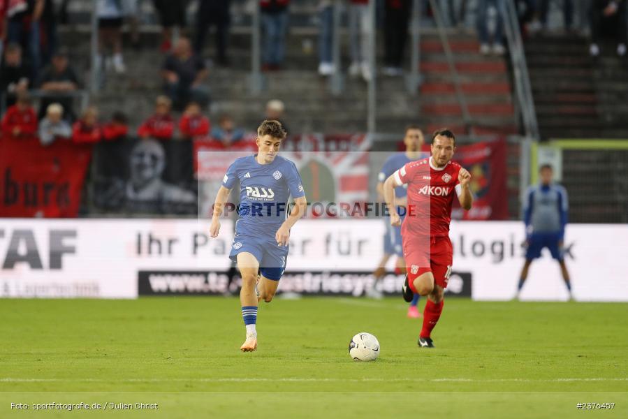 Lars Kleiner, AKON Arena, Würzburg, 29.08.2023, sport, action, BFV, Fussball, Saison 2023/2024, 7. Spieltag, Regionalliga Bayern, SVA, FWK, SV Viktoria Aschaffenburg, FC Würzburger Kickers - Bild-ID: 2376457