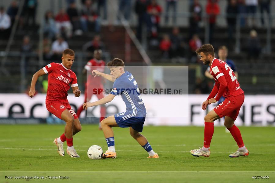 Lars Kleiner, AKON Arena, Würzburg, 29.08.2023, sport, action, BFV, Fussball, Saison 2023/2024, 7. Spieltag, Regionalliga Bayern, SVA, FWK, SV Viktoria Aschaffenburg, FC Würzburger Kickers - Bild-ID: 2376459