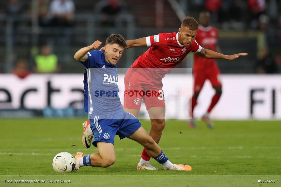 Lars Kleiner, AKON Arena, Würzburg, 29.08.2023, sport, action, BFV, Fussball, Saison 2023/2024, 7. Spieltag, Regionalliga Bayern, SVA, FWK, SV Viktoria Aschaffenburg, FC Würzburger Kickers - Bild-ID: 2376460
