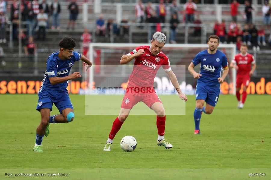 Thomas Haas, AKON Arena, Würzburg, 29.08.2023, sport, action, BFV, Fussball, Saison 2023/2024, 7. Spieltag, Regionalliga Bayern, SVA, FWK, SV Viktoria Aschaffenburg, FC Würzburger Kickers - Bild-ID: 2376470