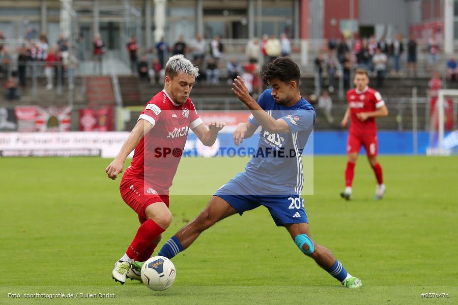 Arda Nadaroglu, AKON Arena, Würzburg, 29.08.2023, sport, action, BFV, Fussball, Saison 2023/2024, 7. Spieltag, Regionalliga Bayern, SVA, FWK, SV Viktoria Aschaffenburg, FC Würzburger Kickers - Bild-ID: 2376476
