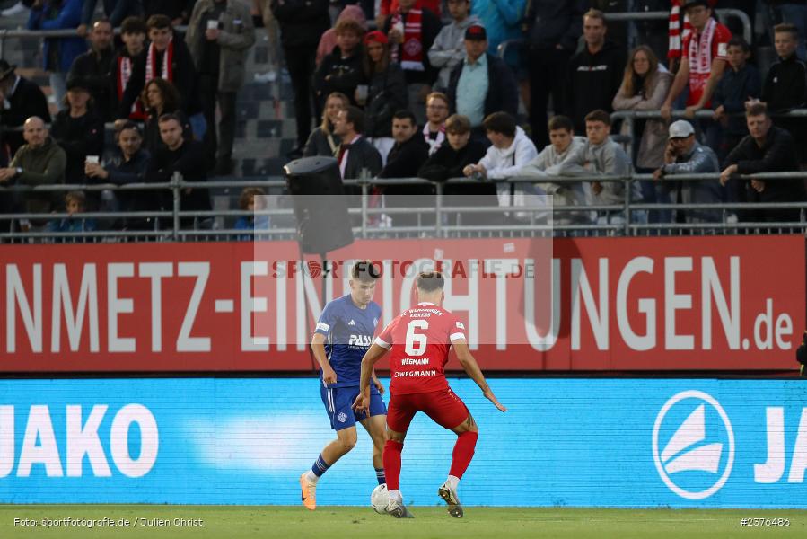 Lars Kleiner, AKON Arena, Würzburg, 29.08.2023, sport, action, BFV, Fussball, Saison 2023/2024, 7. Spieltag, Regionalliga Bayern, SVA, FWK, SV Viktoria Aschaffenburg, FC Würzburger Kickers - Bild-ID: 2376486