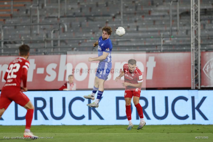 Florian Pieper, AKON Arena, Würzburg, 29.08.2023, sport, action, BFV, Fussball, Saison 2023/2024, 7. Spieltag, Regionalliga Bayern, SVA, FWK, SV Viktoria Aschaffenburg, FC Würzburger Kickers - Bild-ID: 2376583