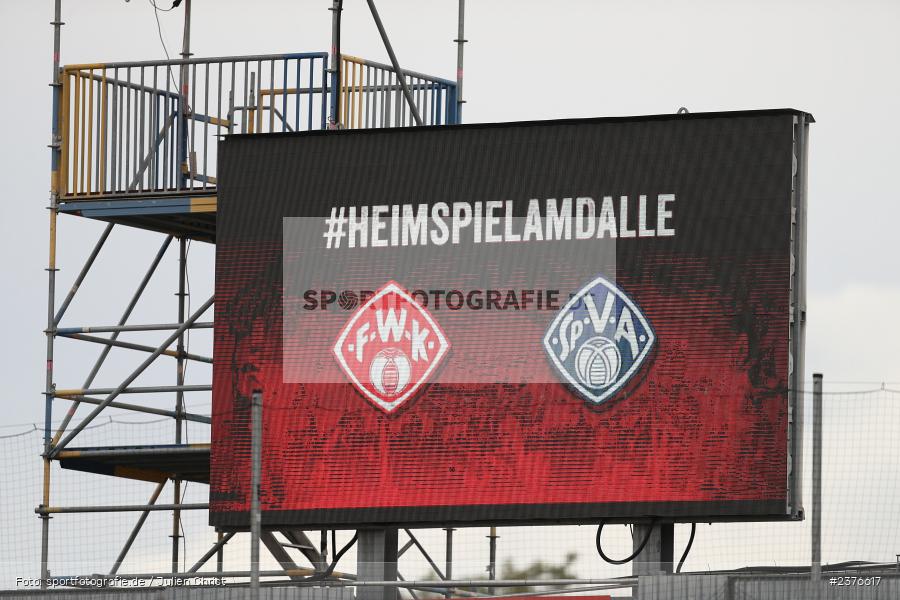 AKON Arena, Würzburg, 29.08.2023, sport, action, BFV, Fussball, Saison 2023/2024, 7. Spieltag, Regionalliga Bayern, SVA, FWK, SV Viktoria Aschaffenburg, FC Würzburger Kickers - Bild-ID: 2376617