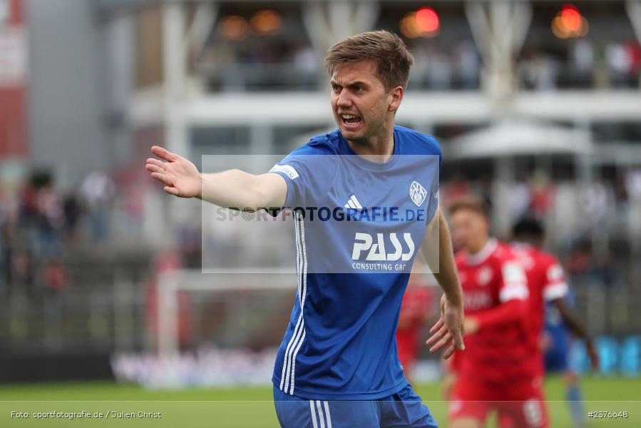 Luca Dähn, AKON Arena, Würzburg, 29.08.2023, sport, action, BFV, Fussball, Saison 2023/2024, 7. Spieltag, Regionalliga Bayern, SVA, FWK, SV Viktoria Aschaffenburg, FC Würzburger Kickers - Bild-ID: 2376648