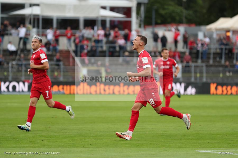 Maximilian Zaiser, AKON Arena, Würzburg, 29.08.2023, sport, action, BFV, Fussball, Saison 2023/2024, 7. Spieltag, Regionalliga Bayern, SVA, FWK, SV Viktoria Aschaffenburg, FC Würzburger Kickers - Bild-ID: 2376653