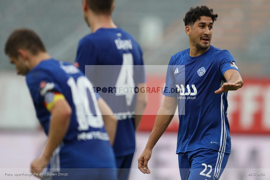 Hamza Boutakhrit, AKON Arena, Würzburg, 29.08.2023, sport, action, BFV, Fussball, Saison 2023/2024, 7. Spieltag, Regionalliga Bayern, SVA, FWK, SV Viktoria Aschaffenburg, FC Würzburger Kickers - Bild-ID: 2376656