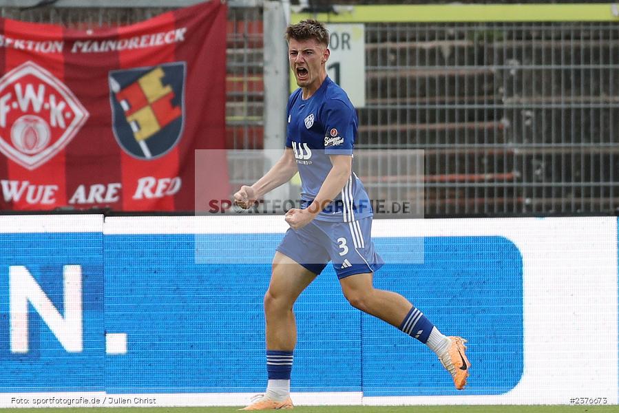 Lars Kleiner, AKON Arena, Würzburg, 29.08.2023, sport, action, BFV, Fussball, Saison 2023/2024, 7. Spieltag, Regionalliga Bayern, SVA, FWK, SV Viktoria Aschaffenburg, FC Würzburger Kickers - Bild-ID: 2376673