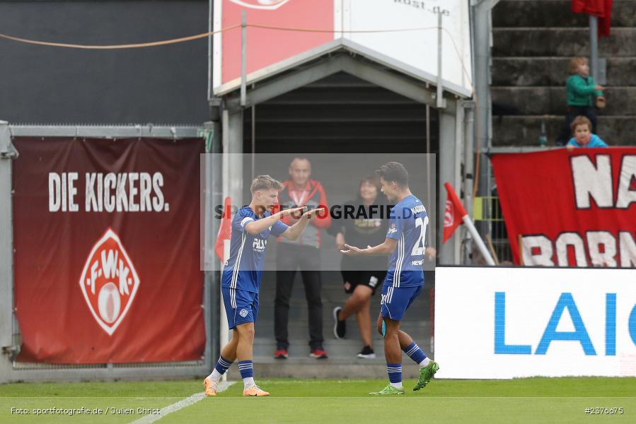 Lars Kleiner, AKON Arena, Würzburg, 29.08.2023, sport, action, BFV, Fussball, Saison 2023/2024, 7. Spieltag, Regionalliga Bayern, SVA, FWK, SV Viktoria Aschaffenburg, FC Würzburger Kickers - Bild-ID: 2376675