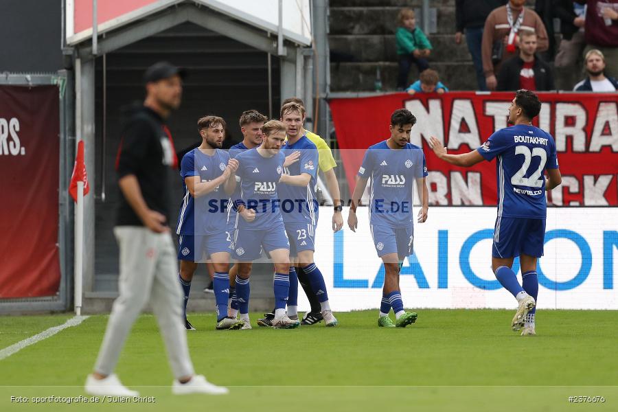 Lars Kleiner, AKON Arena, Würzburg, 29.08.2023, sport, action, BFV, Fussball, Saison 2023/2024, 7. Spieltag, Regionalliga Bayern, SVA, FWK, SV Viktoria Aschaffenburg, FC Würzburger Kickers - Bild-ID: 2376676