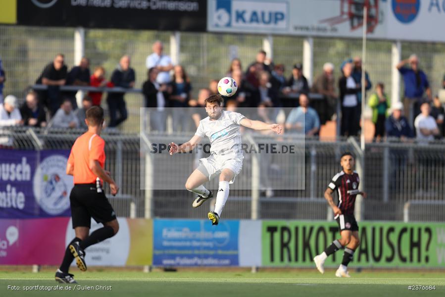 Lucas Sitter, Stadion am Schönbusch, Aschaffenburg, 01.09.2023, sport, action, BFV, Fussball, Saison 2023/2024, 8. Spieltag, Regionalliga Bayern, FCN, SVA, 1. FC Nürnberg II, SV Viktoria Aschaffenburg - Bild-ID: 2376684