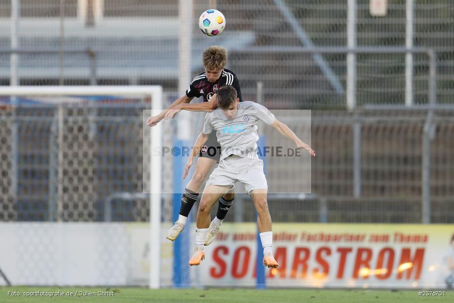 Lars Kleiner, Stadion am Schönbusch, Aschaffenburg, 01.09.2023, sport, action, BFV, Fussball, Saison 2023/2024, 8. Spieltag, Regionalliga Bayern, FCN, SVA, 1. FC Nürnberg II, SV Viktoria Aschaffenburg - Bild-ID: 2376701