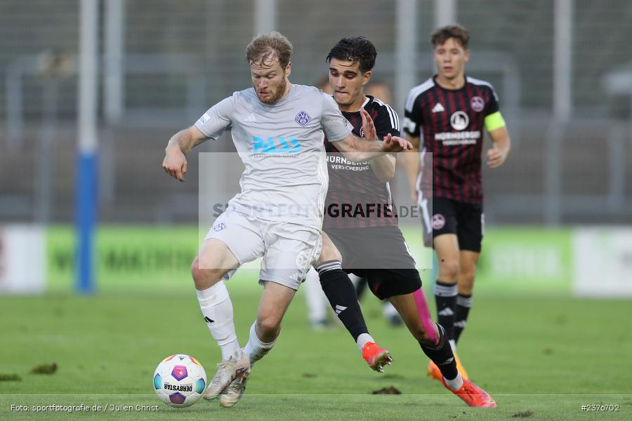 Roberto Desch, Stadion am Schönbusch, Aschaffenburg, 01.09.2023, sport, action, BFV, Fussball, Saison 2023/2024, 8. Spieltag, Regionalliga Bayern, FCN, SVA, 1. FC Nürnberg II, SV Viktoria Aschaffenburg - Bild-ID: 2376702