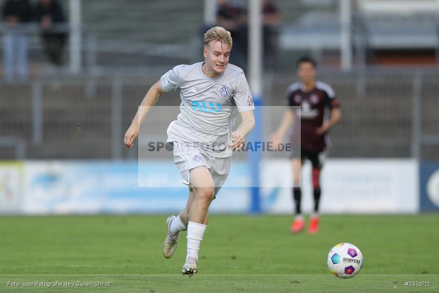 Jan-Philipp Stein, Stadion am Schönbusch, Aschaffenburg, 01.09.2023, sport, action, BFV, Fussball, Saison 2023/2024, 8. Spieltag, Regionalliga Bayern, FCN, SVA, 1. FC Nürnberg II, SV Viktoria Aschaffenburg - Bild-ID: 2376712