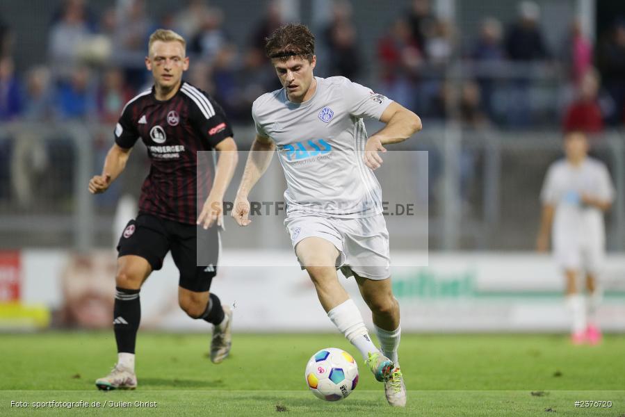 Florian Pieper, Stadion am Schönbusch, Aschaffenburg, 01.09.2023, sport, action, BFV, Fussball, Saison 2023/2024, 8. Spieltag, Regionalliga Bayern, FCN, SVA, 1. FC Nürnberg II, SV Viktoria Aschaffenburg - Bild-ID: 2376720 Florian Pieper, Stadion am Schönbusch, Aschaffenburg, 01.09.2023, sport, action, BFV, Fussball, Saison 2023/2024, 8. Spieltag, Regionalliga Bayern, FCN, SVA, 1. FC Nürnberg II, SV Viktoria Aschaffenburg - Bild-ID: 2376720