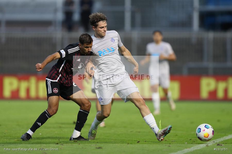 Florian Pieper, Stadion am Schönbusch, Aschaffenburg, 01.09.2023, sport, action, BFV, Fussball, Saison 2023/2024, 8. Spieltag, Regionalliga Bayern, FCN, SVA, 1. FC Nürnberg II, SV Viktoria Aschaffenburg - Bild-ID: 2376751 Florian Pieper, Stadion am Schönbusch, Aschaffenburg, 01.09.2023, sport, action, BFV, Fussball, Saison 2023/2024, 8. Spieltag, Regionalliga Bayern, FCN, SVA, 1. FC Nürnberg II, SV Viktoria Aschaffenburg - Bild-ID: 2376751