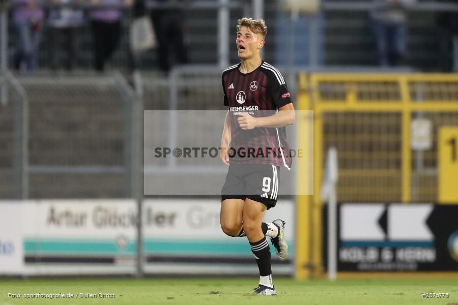 Julian Kania, Stadion am Schönbusch, Aschaffenburg, 01.09.2023, sport, action, BFV, Fussball, Saison 2023/2024, 8. Spieltag, Regionalliga Bayern, FCN, SVA, 1. FC Nürnberg II, SV Viktoria Aschaffenburg - Bild-ID: 2376775 Julian Kania, Stadion am Schönbusch, Aschaffenburg, 01.09.2023, sport, action, BFV, Fussball, Saison 2023/2024, 8. Spieltag, Regionalliga Bayern, FCN, SVA, 1. FC Nürnberg II, SV Viktoria Aschaffenburg - Bild-ID: 2376775