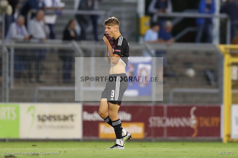 Julian Kania, Stadion am Schönbusch, Aschaffenburg, 01.09.2023, sport, action, BFV, Fussball, Saison 2023/2024, 8. Spieltag, Regionalliga Bayern, FCN, SVA, 1. FC Nürnberg II, SV Viktoria Aschaffenburg - Bild-ID: 2376776