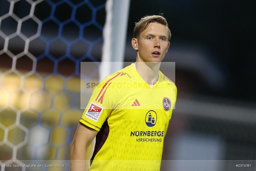 Jan Reichert, Stadion am Schönbusch, Aschaffenburg, 01.09.2023, sport, action, BFV, Fussball, Saison 2023/2024, 8. Spieltag, Regionalliga Bayern, FCN, SVA, 1. FC Nürnberg II, SV Viktoria Aschaffenburg - Bild-ID: 2376781