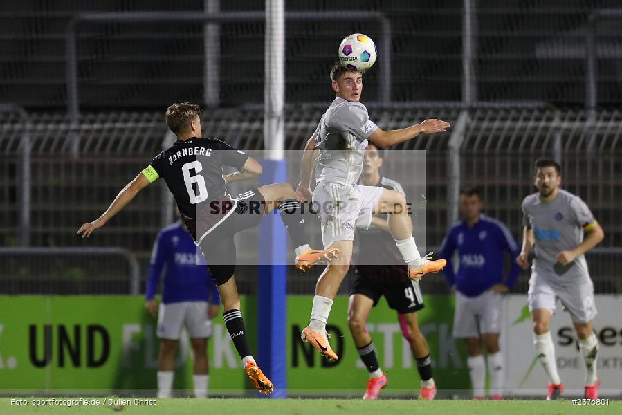 Lars Kleiner, Stadion am Schönbusch, Aschaffenburg, 01.09.2023, sport, action, BFV, Fussball, Saison 2023/2024, 8. Spieltag, Regionalliga Bayern, FCN, SVA, 1. FC Nürnberg II, SV Viktoria Aschaffenburg - Bild-ID: 2376801 Lars Kleiner, Stadion am Schönbusch, Aschaffenburg, 01.09.2023, sport, action, BFV, Fussball, Saison 2023/2024, 8. Spieltag, Regionalliga Bayern, FCN, SVA, 1. FC Nürnberg II, SV Viktoria Aschaffenburg - Bild-ID: 2376801