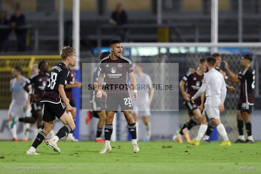 Seyhan Yigit, Stadion am Schönbusch, Aschaffenburg, 01.09.2023, sport, action, BFV, Fussball, Saison 2023/2024, 8. Spieltag, Regionalliga Bayern, FCN, SVA, 1. FC Nürnberg II, SV Viktoria Aschaffenburg - Bild-ID: 2376803