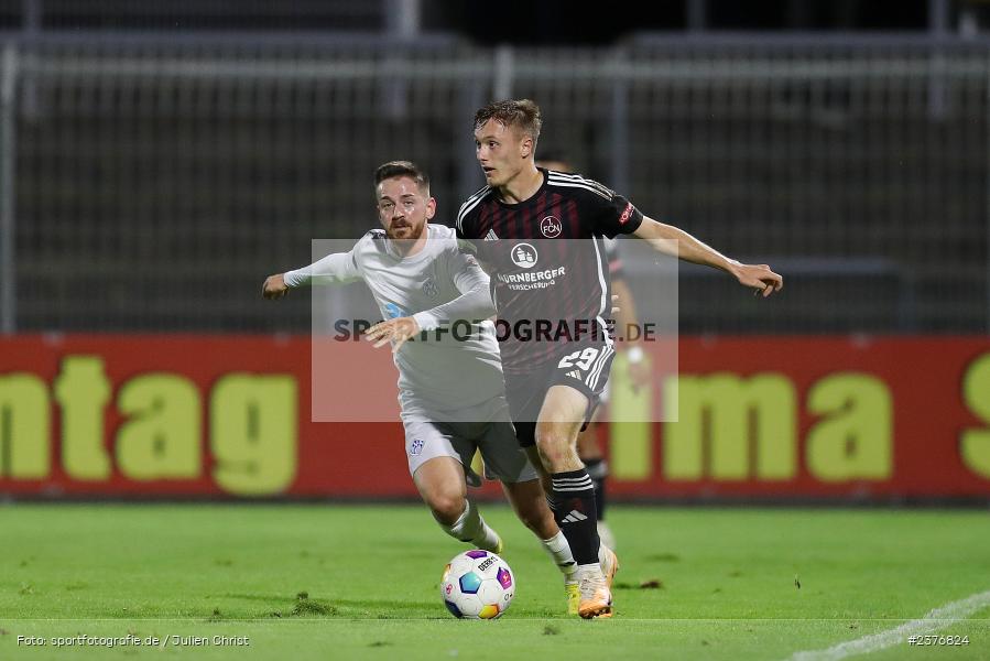 Simon Joachims, Stadion am Schönbusch, Aschaffenburg, 01.09.2023, sport, action, BFV, Fussball, Saison 2023/2024, 8. Spieltag, Regionalliga Bayern, FCN, SVA, 1. FC Nürnberg II, SV Viktoria Aschaffenburg - Bild-ID: 2376824 Simon Joachims, Stadion am Schönbusch, Aschaffenburg, 01.09.2023, sport, action, BFV, Fussball, Saison 2023/2024, 8. Spieltag, Regionalliga Bayern, FCN, SVA, 1. FC Nürnberg II, SV Viktoria Aschaffenburg - Bild-ID: 2376824