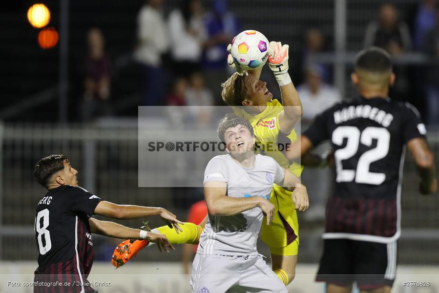 Jan Reichert, Stadion am Schönbusch, Aschaffenburg, 01.09.2023, sport, action, BFV, Fussball, Saison 2023/2024, 8. Spieltag, Regionalliga Bayern, FCN, SVA, 1. FC Nürnberg II, SV Viktoria Aschaffenburg - Bild-ID: 2376828 Jan Reichert, Stadion am Schönbusch, Aschaffenburg, 01.09.2023, sport, action, BFV, Fussball, Saison 2023/2024, 8. Spieltag, Regionalliga Bayern, FCN, SVA, 1. FC Nürnberg II, SV Viktoria Aschaffenburg - Bild-ID: 2376828