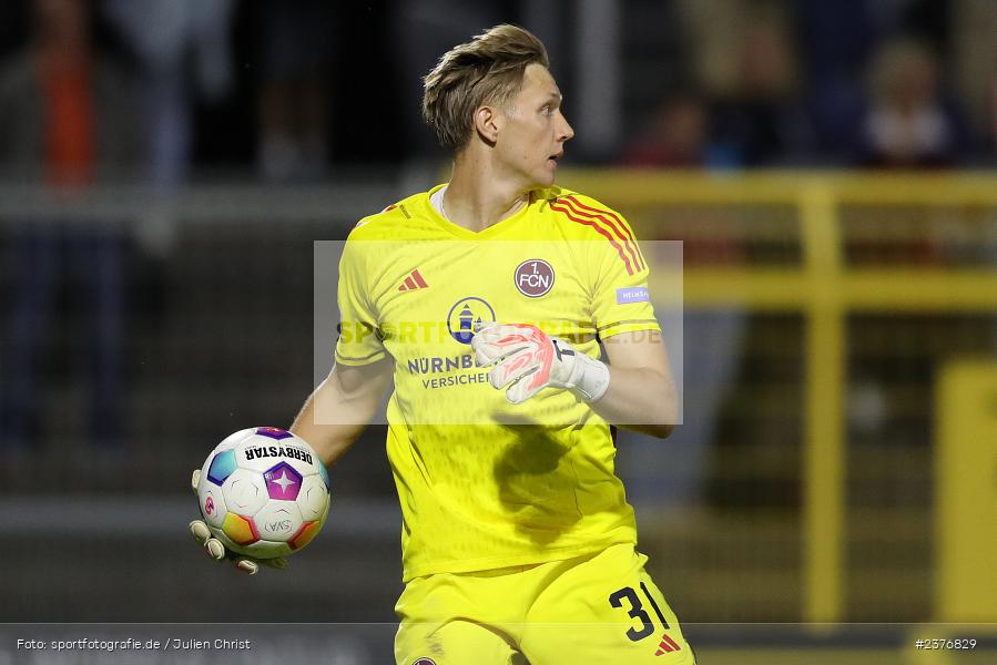 Jan Reichert, Stadion am Schönbusch, Aschaffenburg, 01.09.2023, sport, action, BFV, Fussball, Saison 2023/2024, 8. Spieltag, Regionalliga Bayern, FCN, SVA, 1. FC Nürnberg II, SV Viktoria Aschaffenburg - Bild-ID: 2376829