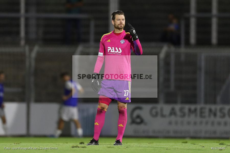 Max Grün, Stadion am Schönbusch, Aschaffenburg, 01.09.2023, sport, action, BFV, Fussball, Saison 2023/2024, 8. Spieltag, Regionalliga Bayern, FCN, SVA, 1. FC Nürnberg II, SV Viktoria Aschaffenburg - Bild-ID: 2376845